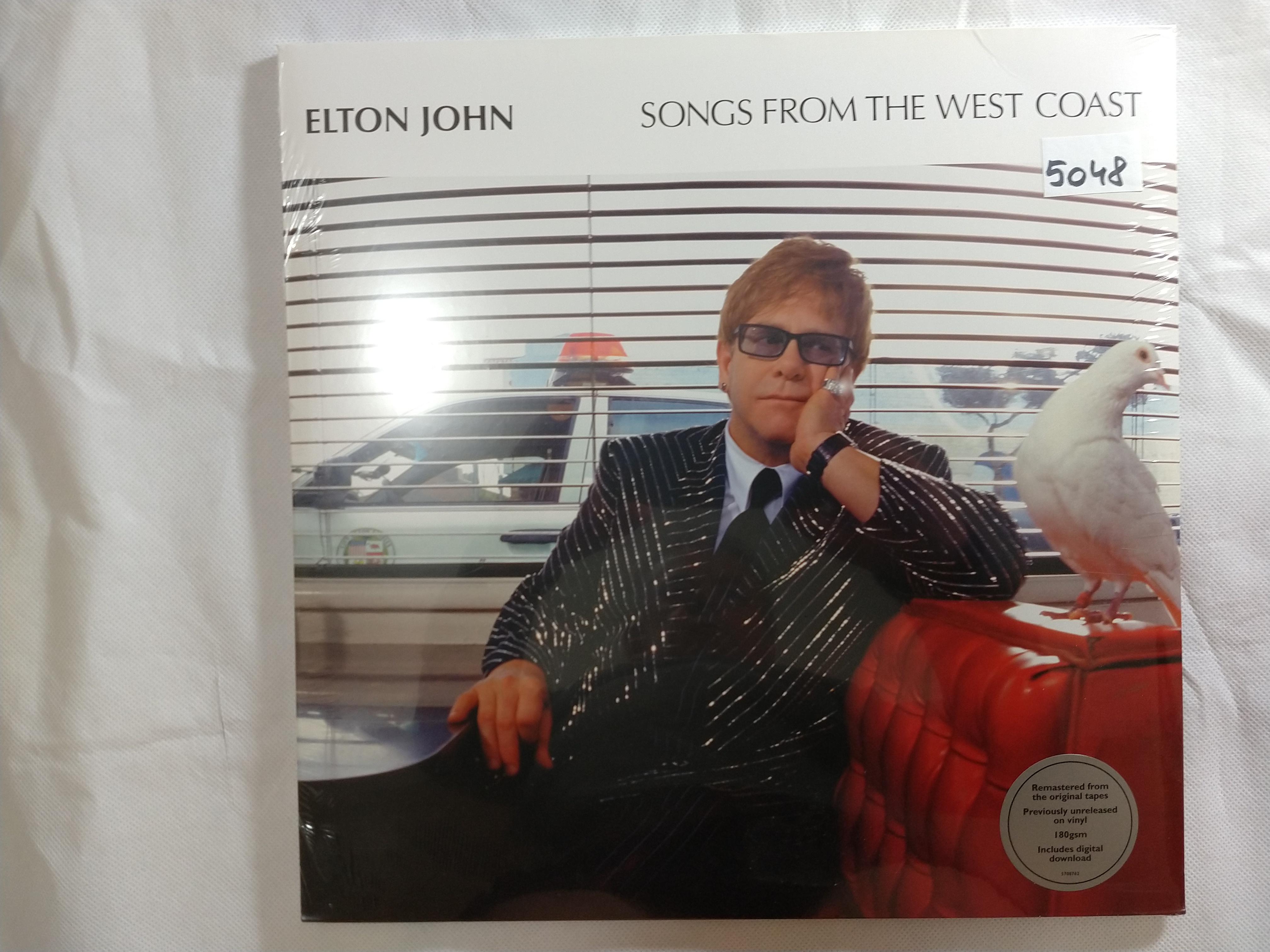 elton john album cover songs from the west coast