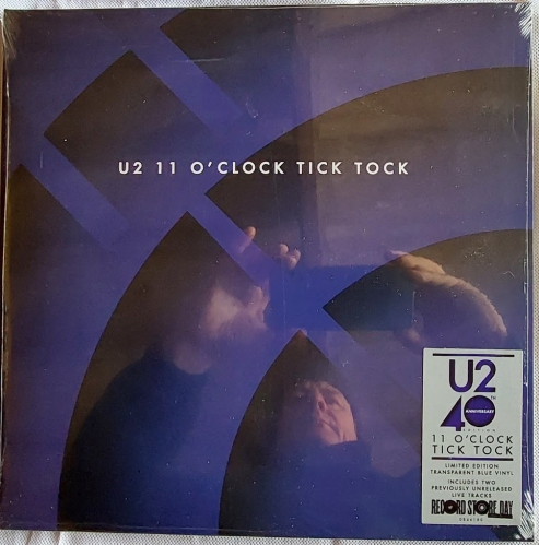 U2 11 O’Clock Tick Tock singiel Blue Vinyl