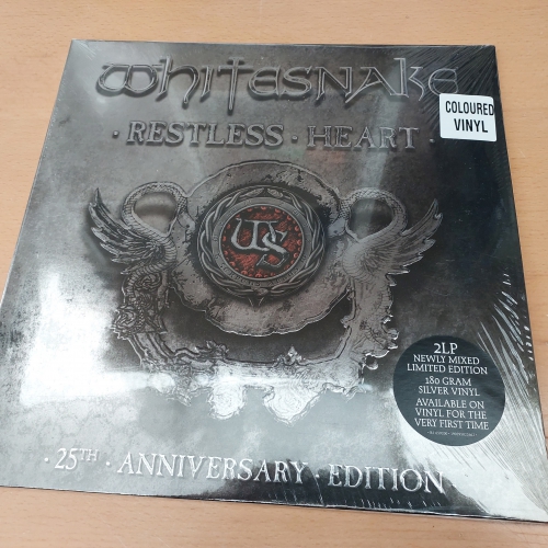 Whitesnake Restless Heart Silver Vinyl 2LP