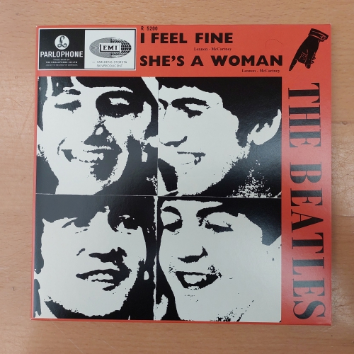 The Beatles I feel Fine/She\'s a Woman singiel 7\'