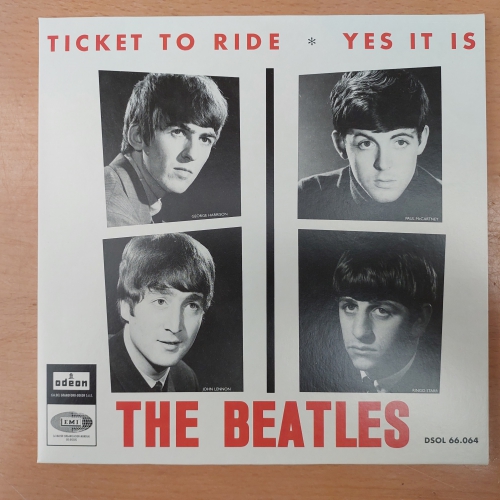 The Beatles Ticket to Ride/Yes it is singiel 7 \'
