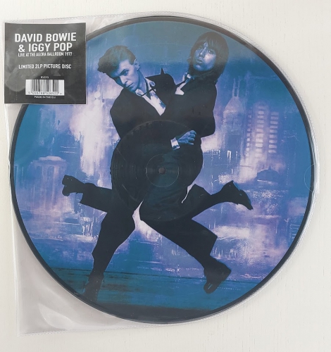 David Bowie & Iggy Pop Live at Agora Ballroom 1977 picture disc 2 LP