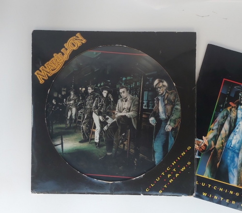 Marillion Clutching at straws picture disc książeczka