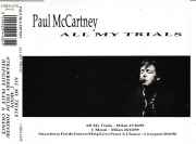 Paul McCartney All my Trials singiel CD