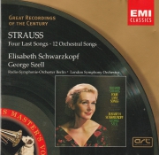 Strauss for last songs Elisabeth Schwarzkopf CD