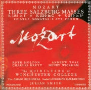 Mozart Three Salzburg Masses CD