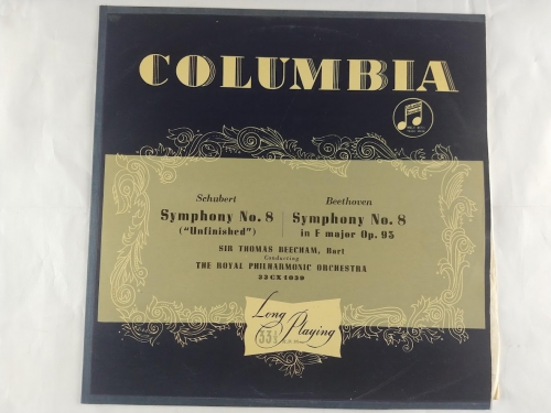 Schubert Symphony no8, Beethoven Symphony no8