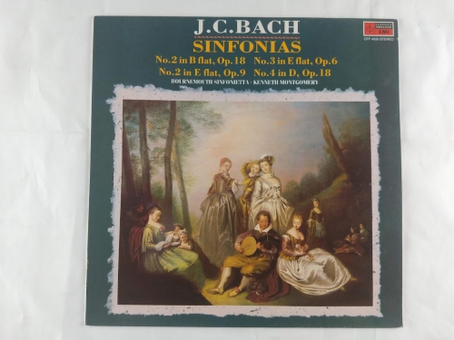 J C Bach Sinfonias  Kenneth Montgomery