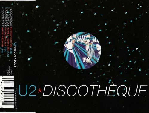 U2  Discotheque 4 utwory singiel