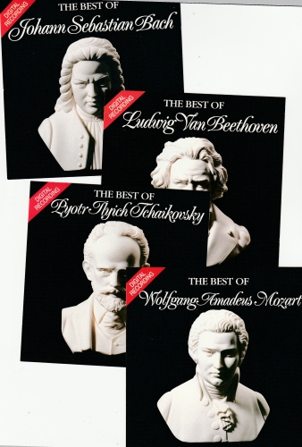 The Best  mozart, bach beethoven tchaikovsky 4 CD