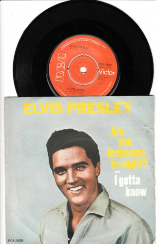 Elvis Presley are you lonesome to-night/ i gotta know